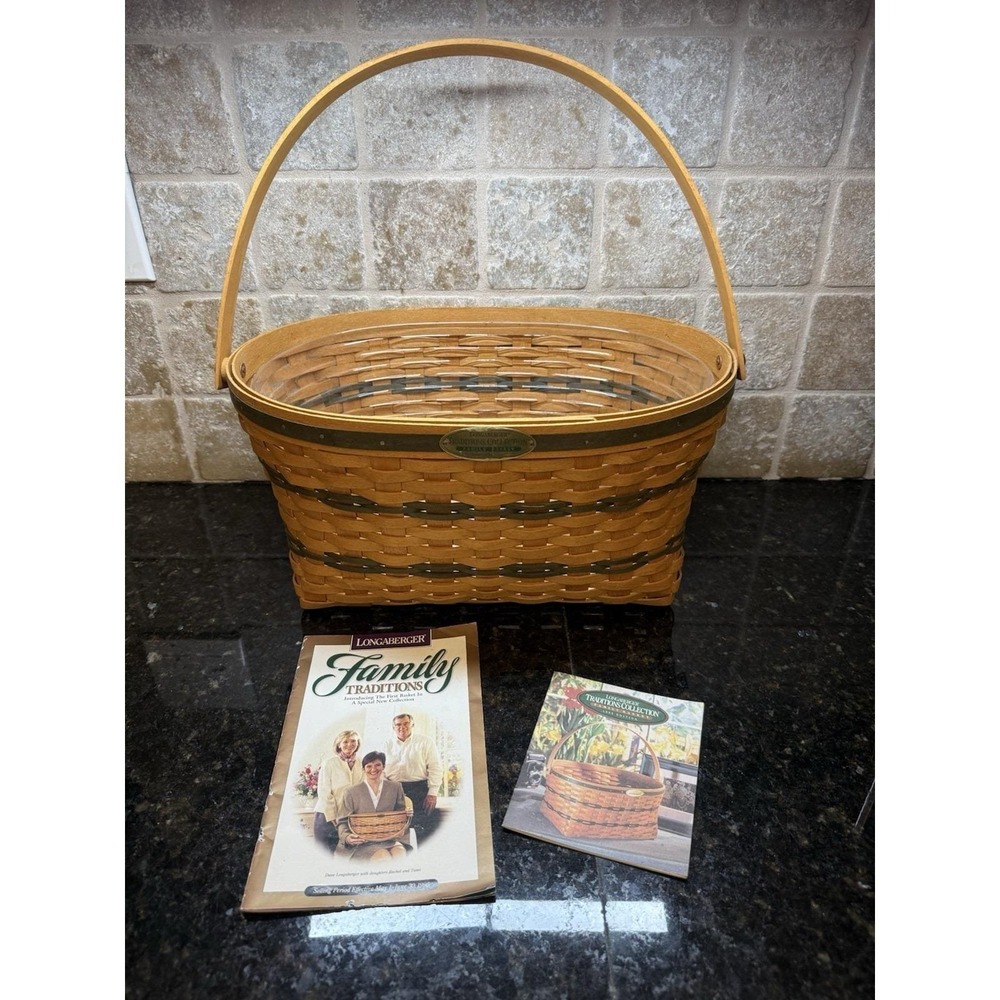 Longaberger 1995 Traditions Collections FAMILY Basket Combo New in Box